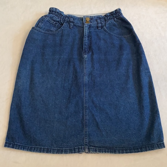 {VTG} Jack Mulqueen | Denim Jean Skirt - Picture 2 of 15